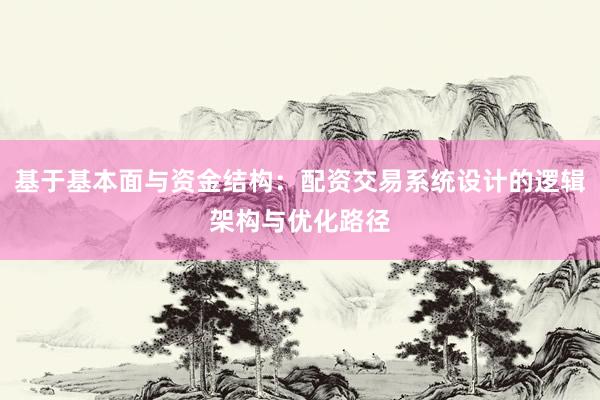 基于基本面与资金结构：配资交易系统设计的逻辑架构与优化路径