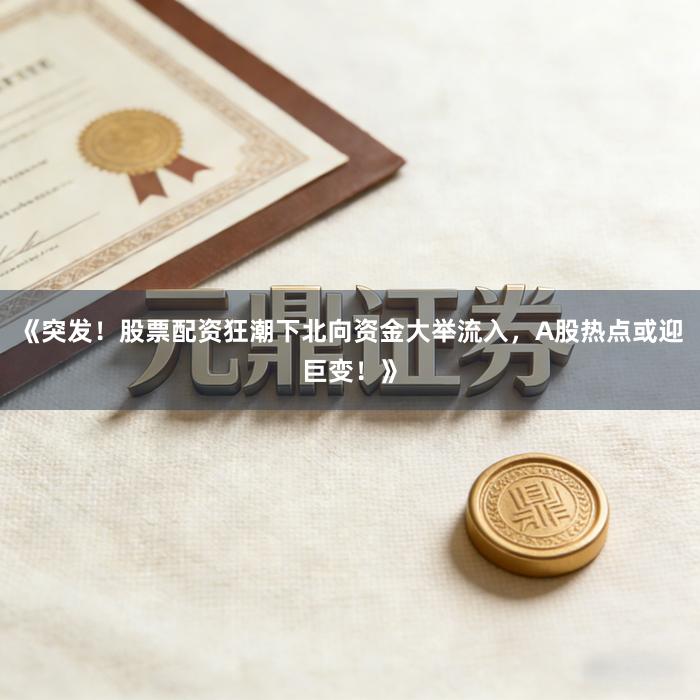 《突发！股票配资狂潮下北向资金大举流入，A股热点或迎巨变！》