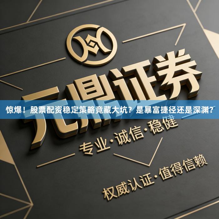 惊爆！股票配资稳定策略竟藏大坑？是暴富捷径还是深渊？