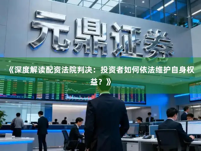《深度解读配资法院判决：投资者如何依法维护自身权益？》