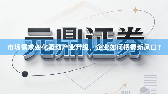市场需求变化驱动产业升级，企业如何把握新风口？