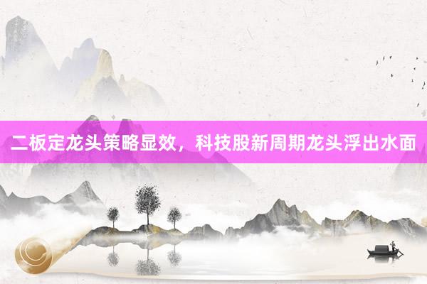 二板定龙头策略显效，科技股新周期龙头浮出水面